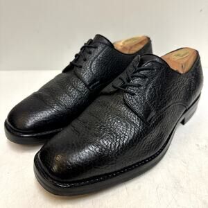 FULLY RESOLED Gravati x Arthur Beren Black Derby Hand Made in Italy US 7 Wide E
